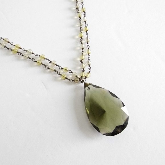 2 pc LOT Necklace Drop + Choker - Picture 8 of 8